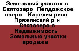 Земельный участок с. Святозеро  Пелдожское озеро - Карелия респ., Пряжинский р-н, Святозеро с. Недвижимость » Земельные участки продажа   